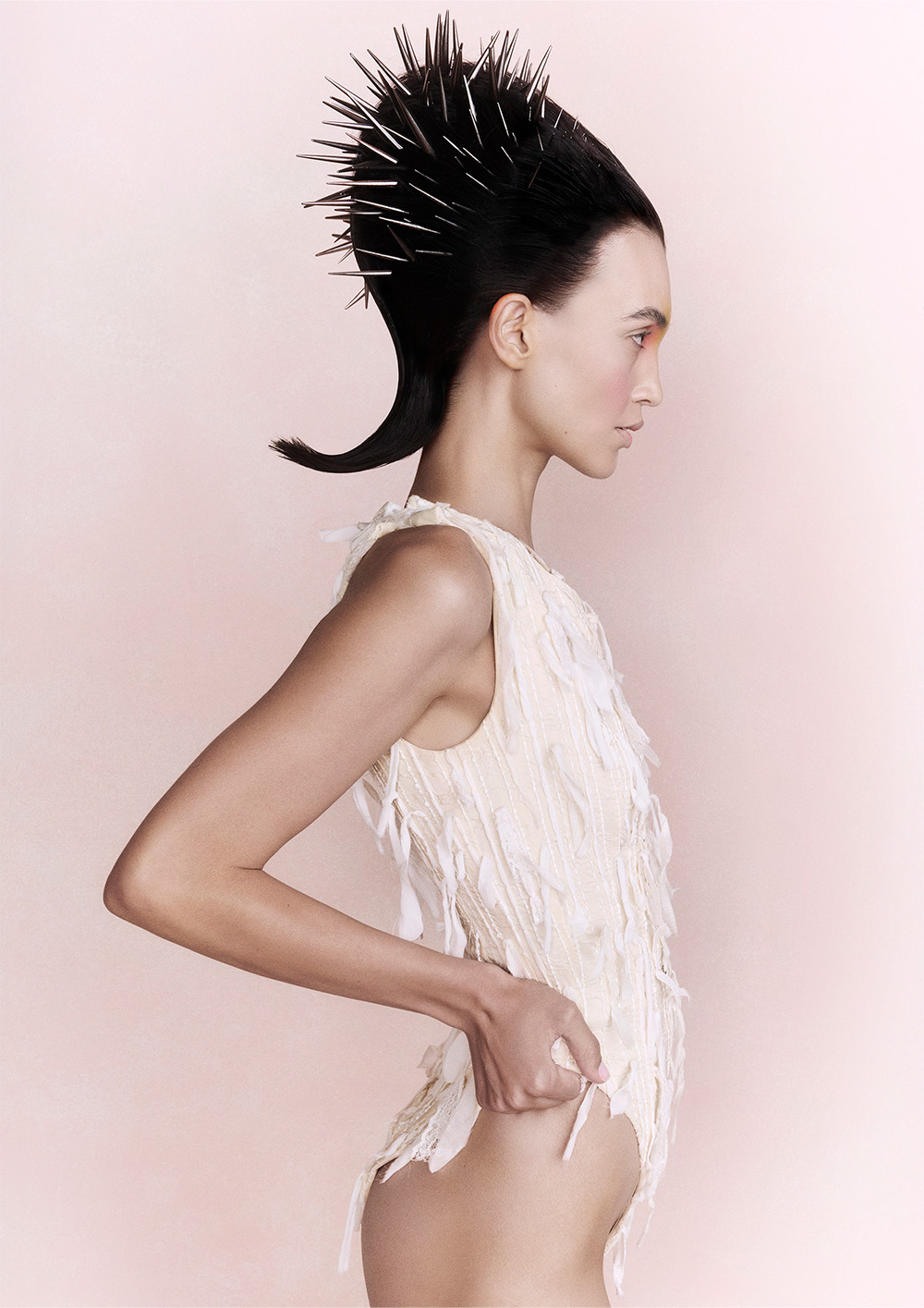 Avant Garde Structured Hair with Accessories - Lauren McCowan - LUCID FUTURISM Collection